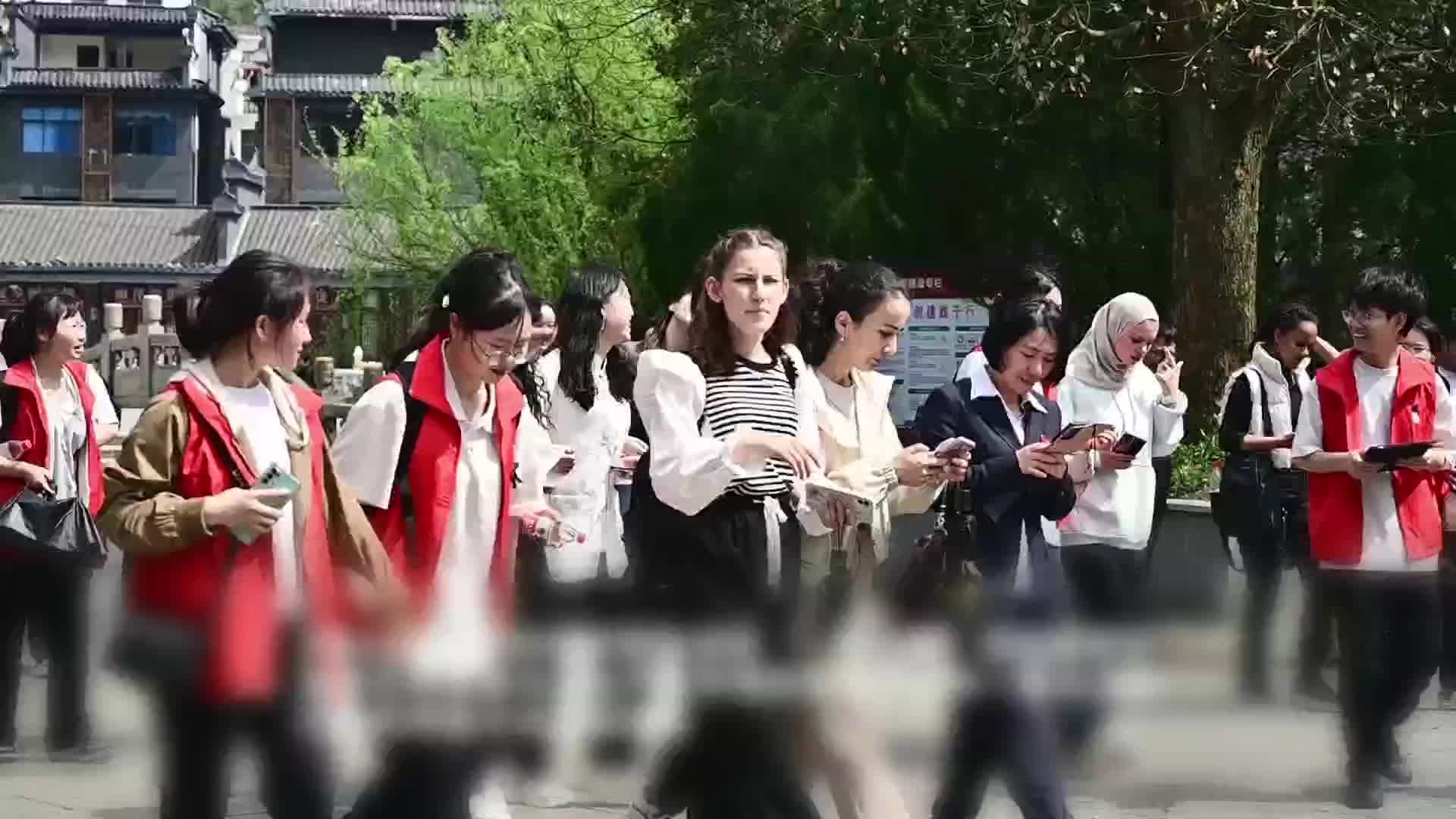永州：中外学子体验传统文化与民俗风情