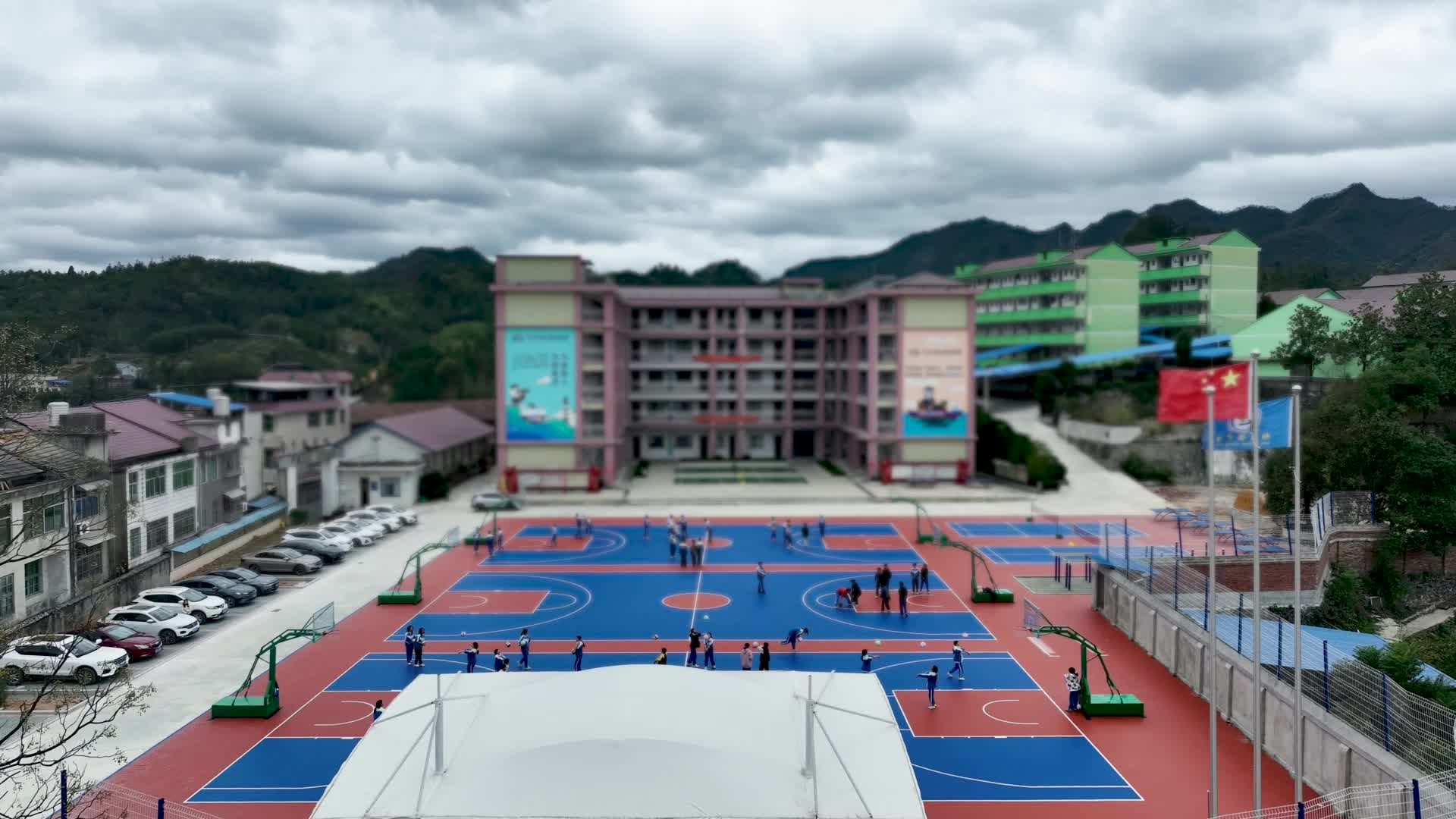 益阳市安化县烟溪镇中学——双减大课间，趣味展风采