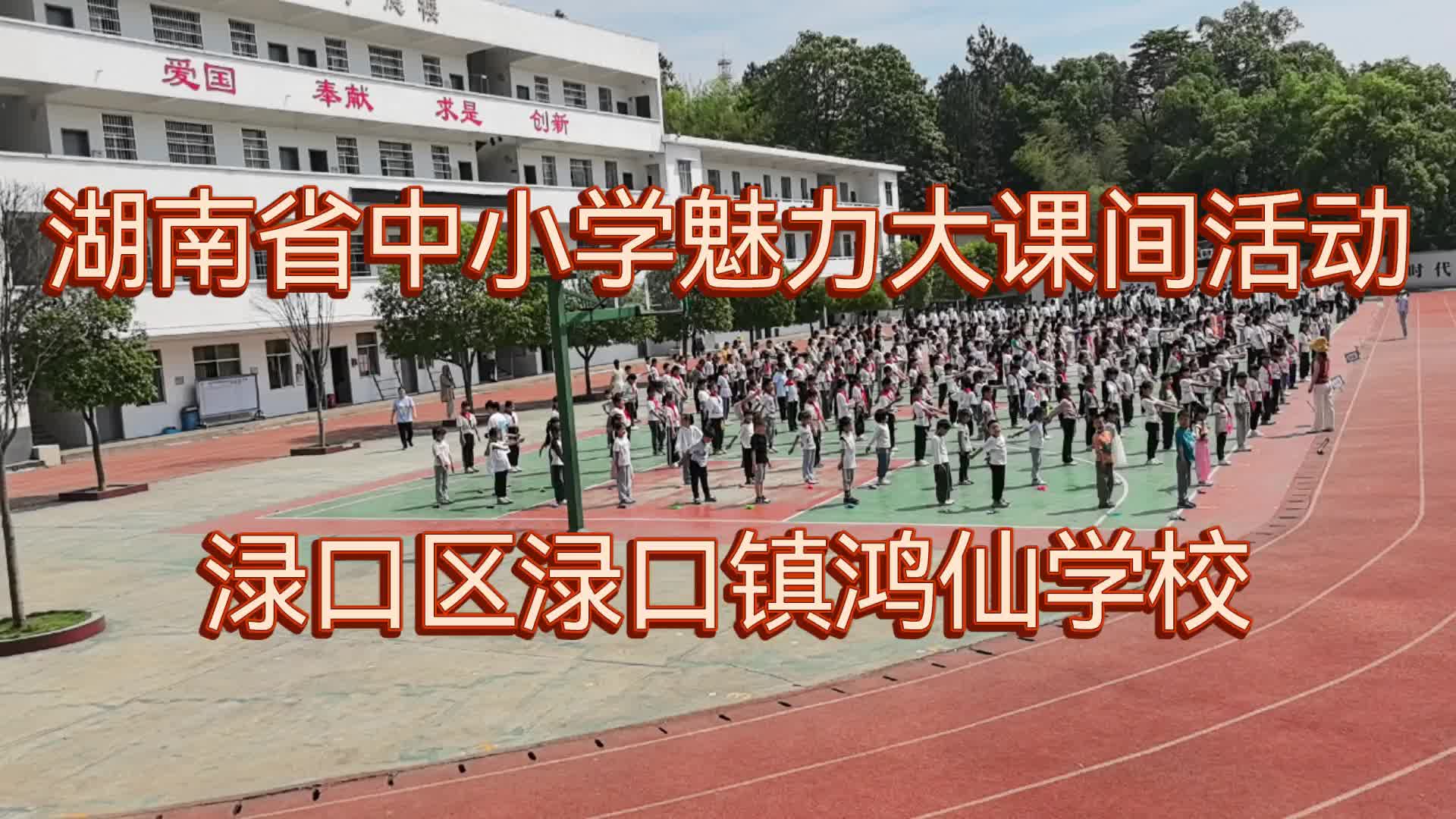 株洲市渌口区渌口镇鸿仙学校活力大课间