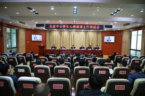 夏智伦在全省中小学生心理健康工作推进会上强调：坚持“四个结合” 用心用情呵护学生心理健康
