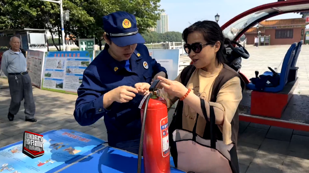 益阳沅江市：消防宣传进社区 防患未然筑平安