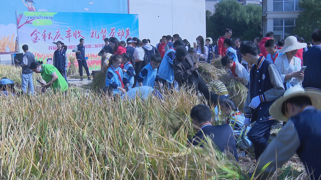 劳动教育促成长 学校开办丰收节