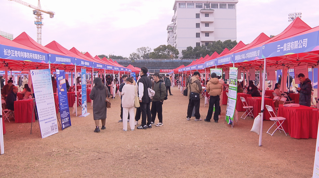 湖南省2024届高校毕业生就业促进月专场招聘会举行