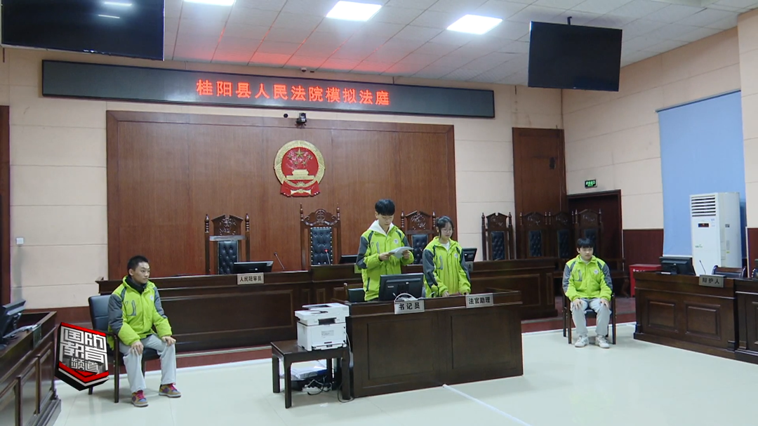 郴州桂阳：校园“法官”进法庭 宪法知识深入人心