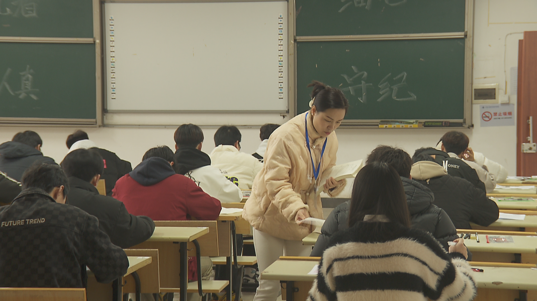 逐梦单招季：湖南单招考试场面火爆 部分专业报录比例10：1