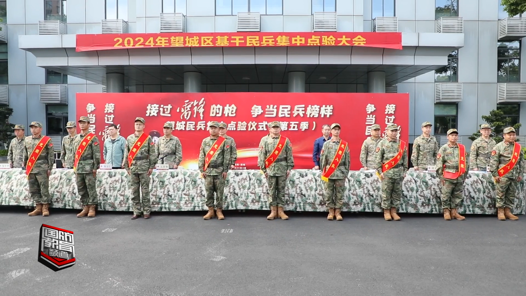 长沙市望城区举行民兵集中点验大会——接过雷锋的枪 争当民兵榜样