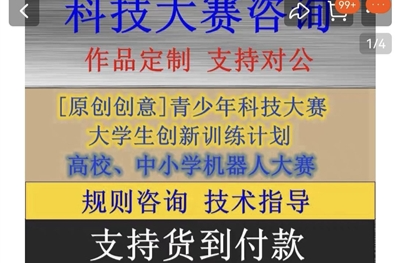 中小学生科创作品代做成生意 种类丰富还能“包获奖”？