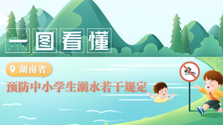 一图看懂 | 湖南省预防中小学生溺水若干规定