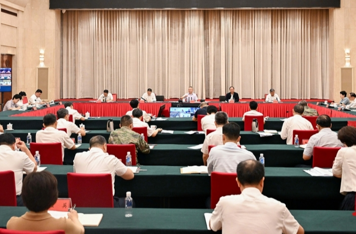 沈晓明：强化对标对表抓落实的高度政治自觉 坚决夺取防汛抗灾全面胜利