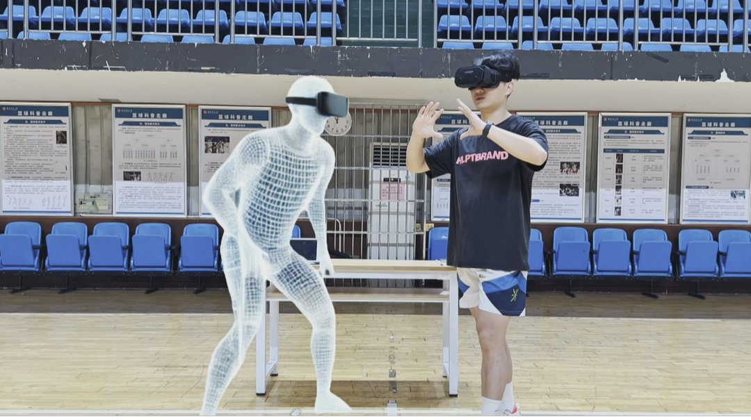 找不到运动搭子？ 高校体育生研发 AI“陪练”机器人
