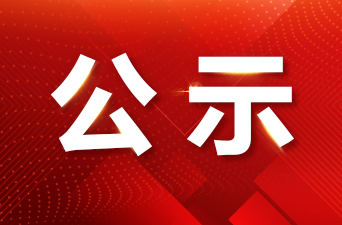 公   示