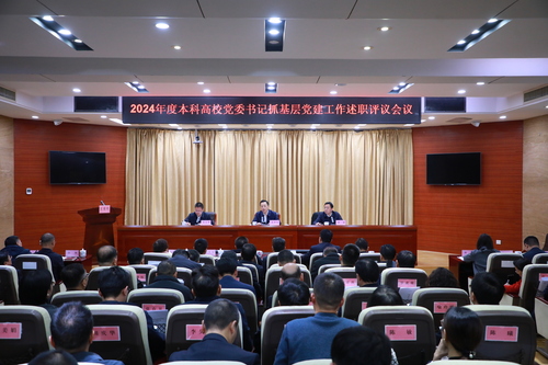 2024年度本科高校和委厅直属高职高专院校党委书记抓基层党建工作述职评议会议召开