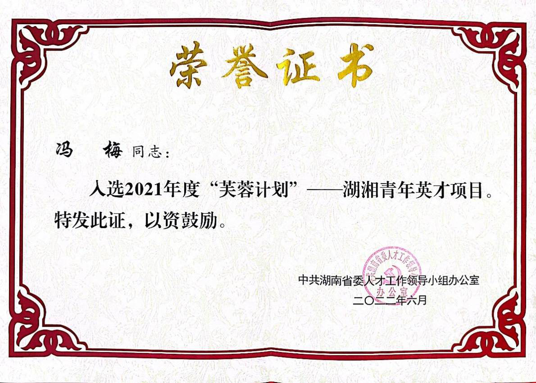 匠心独运育桃李，湖湘职教绽芳华——记“湖湘青年英才”冯梅老师的教育人生