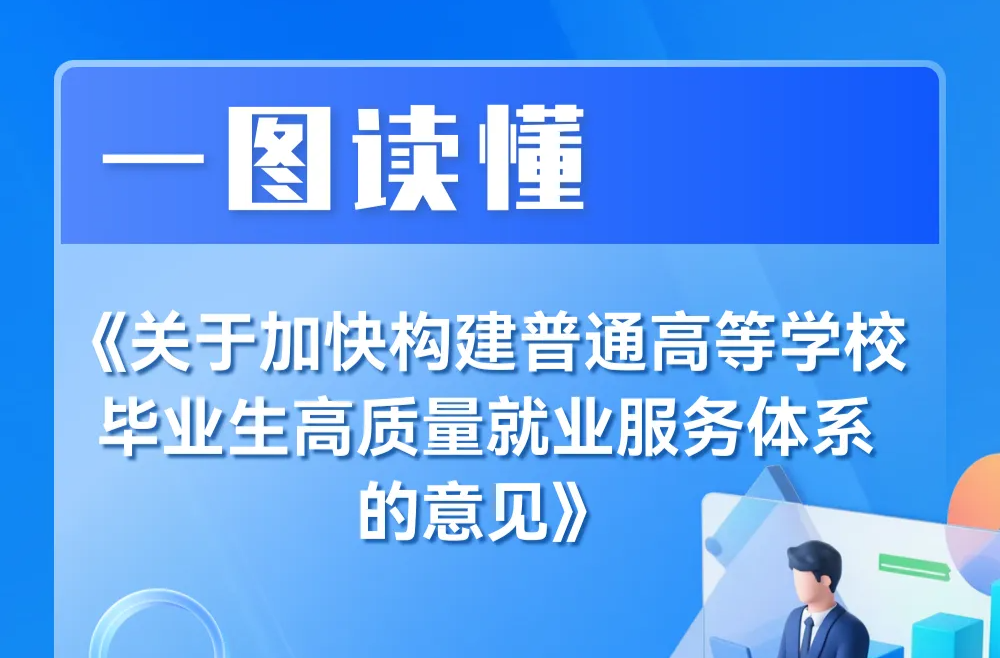 一图读懂《关于加快构建普通高等学校毕业生高质量就业服务体系的意见》