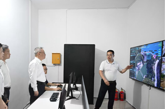 沈曉明調(diào)研科技賦能防汛工作
