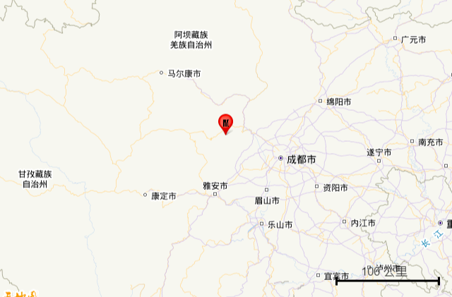 凌晨，汶川发生地震