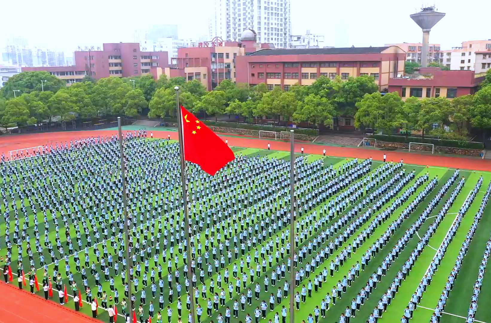 株洲市天元区建宁实验中学——《我们都是追梦人》自编操、Tabata体能操、 花样跑操