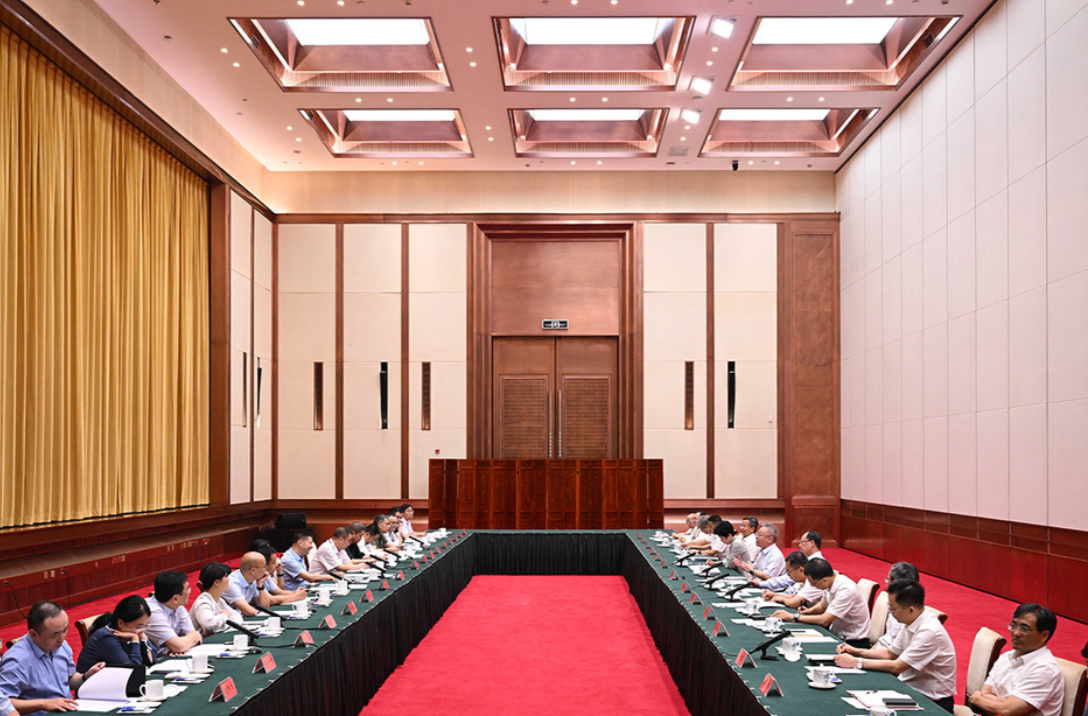 沈晓明毛伟明与复旦大学党委书记裘新、校长金力一行会谈