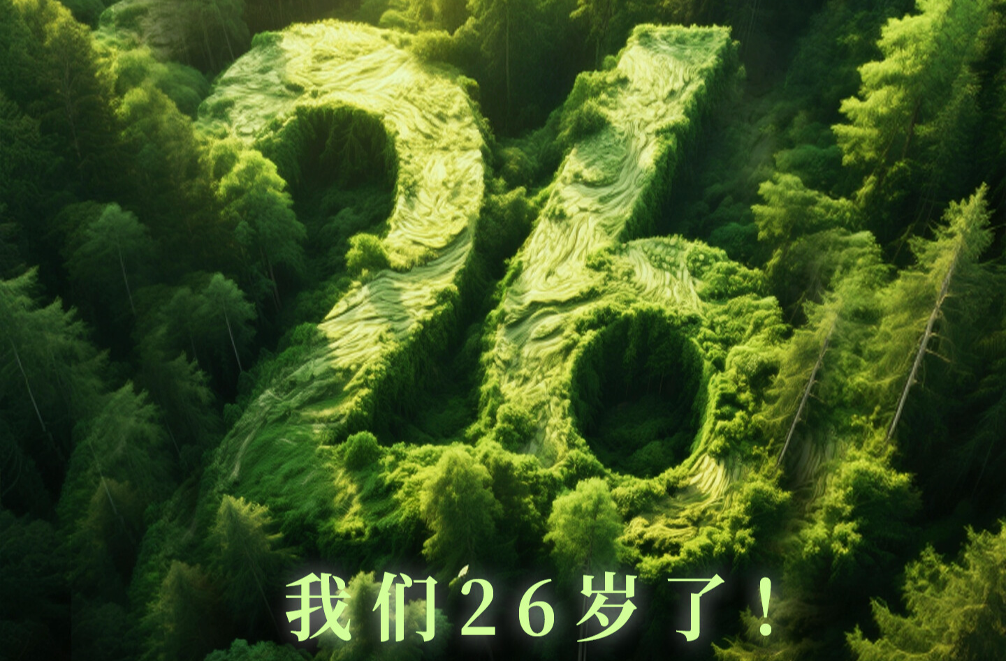 今天，我们26岁了