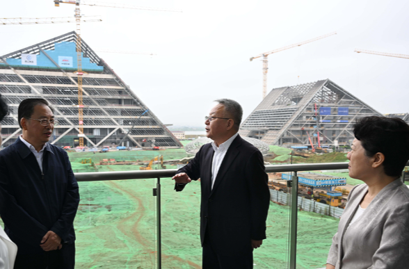 沈晓明调研湘江新区经济社会发展情况