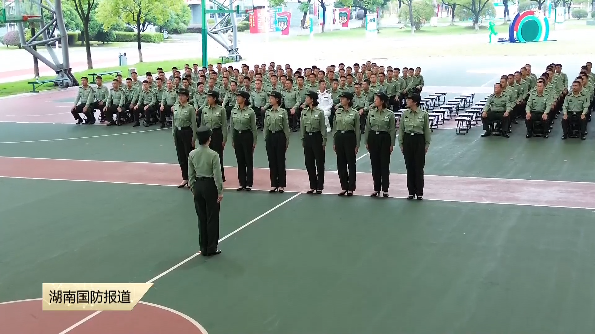 这就叫排面!国防科技大学组织新学员队列会操