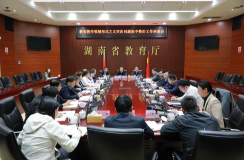 剑指“形式主义”！省教育厅部署教育教学领域突出问题整治工作