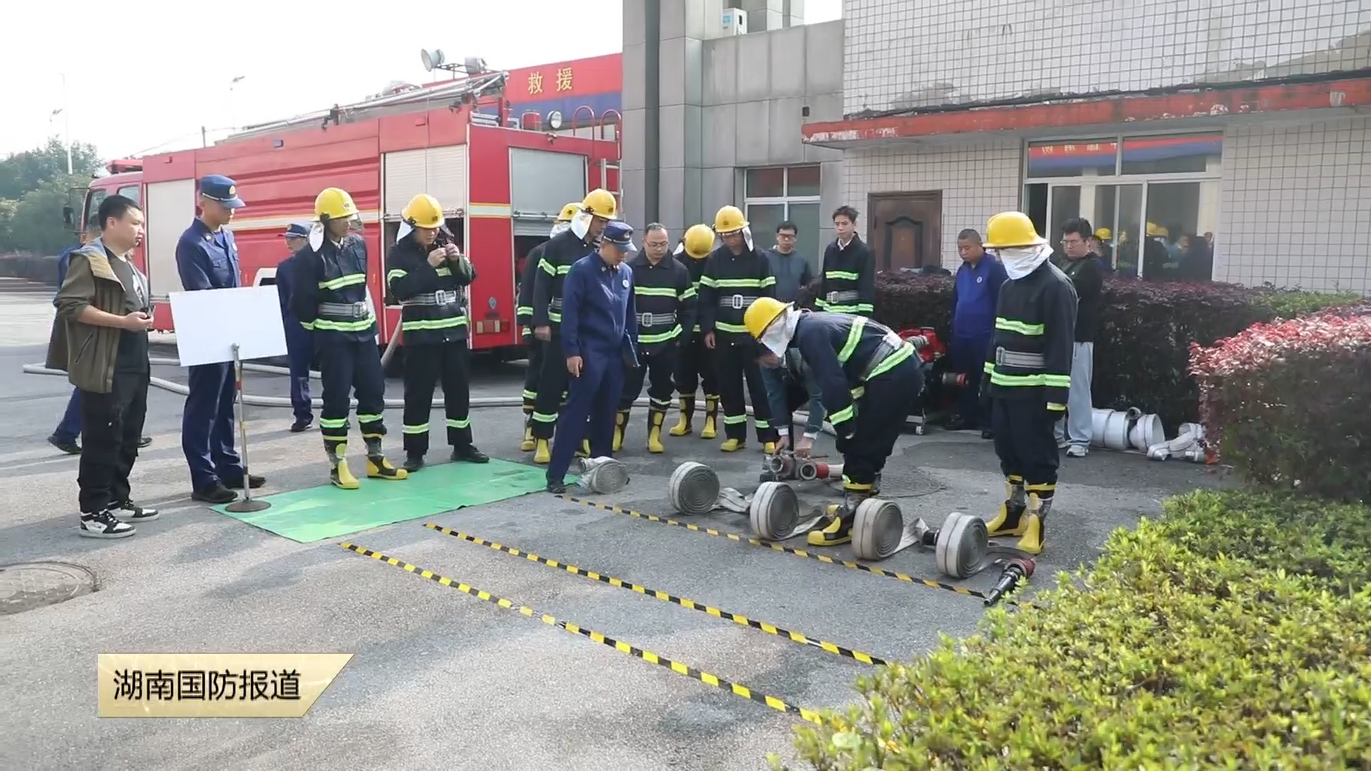 长沙市望城区开展多种形式消防救援技能比武