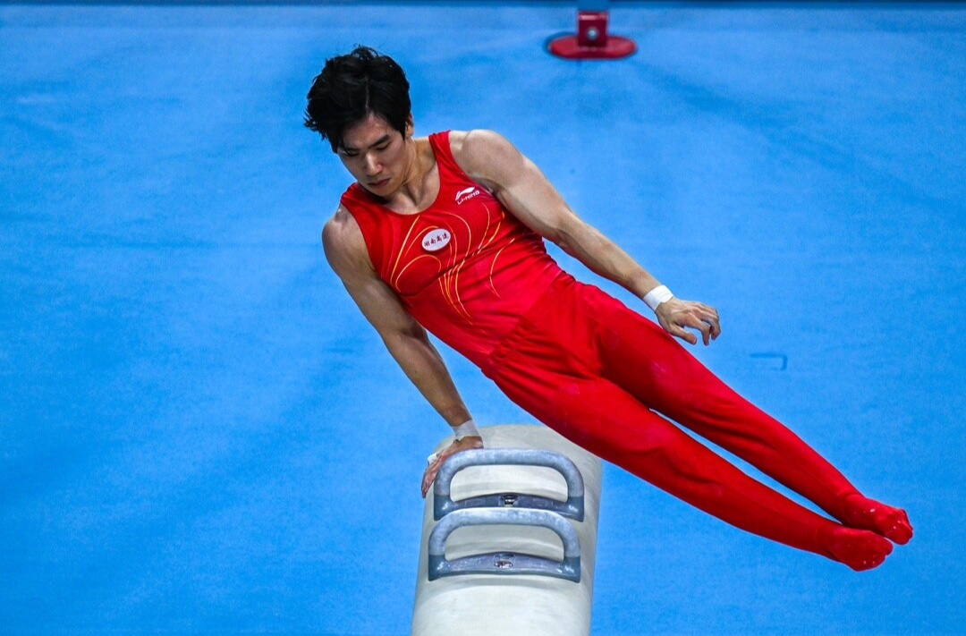 “比赛才刚刚开始”，张博恒领衔湖南体操男团摘银