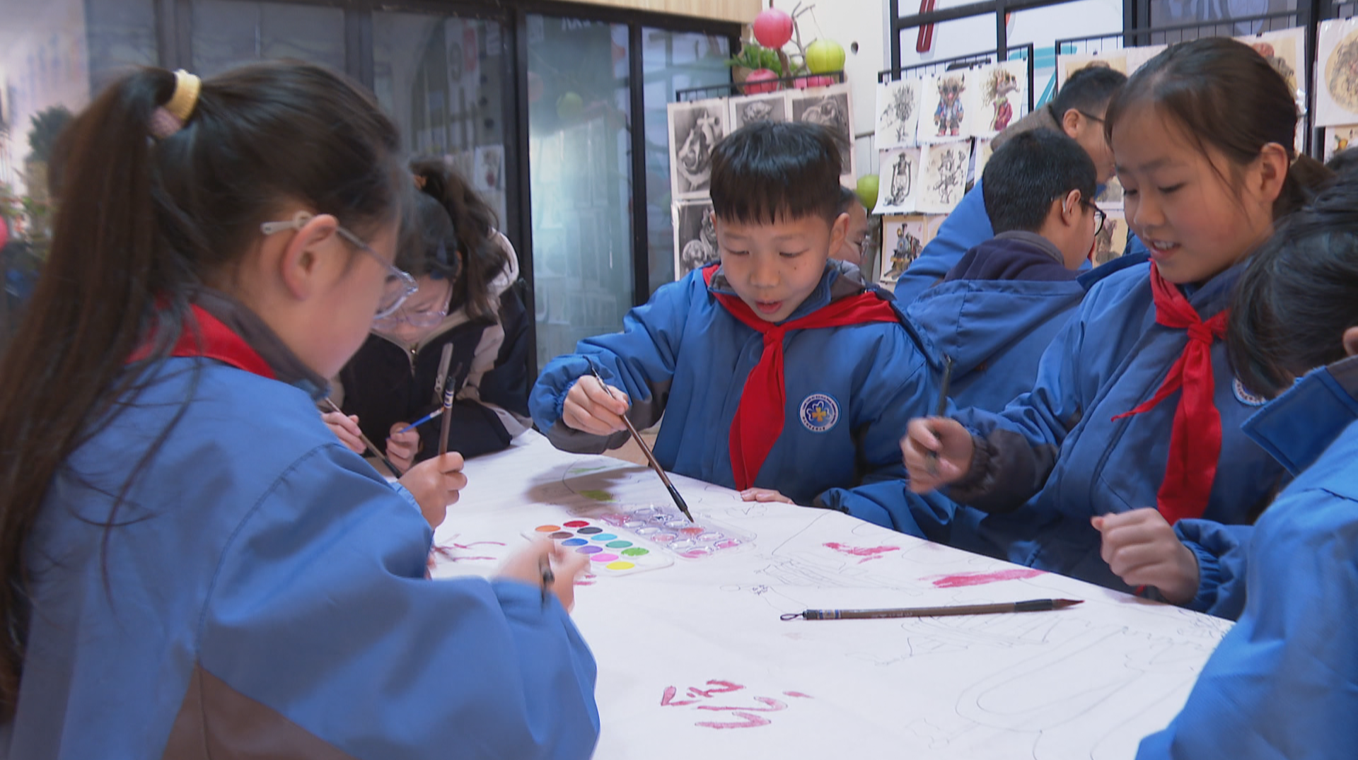 趣味寒假作业绘出成长新图景