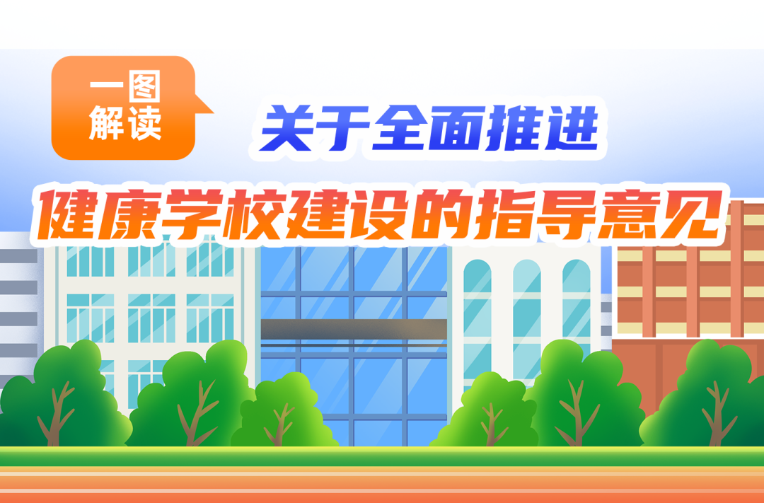 如何全面推进健康学校建设？一图读懂