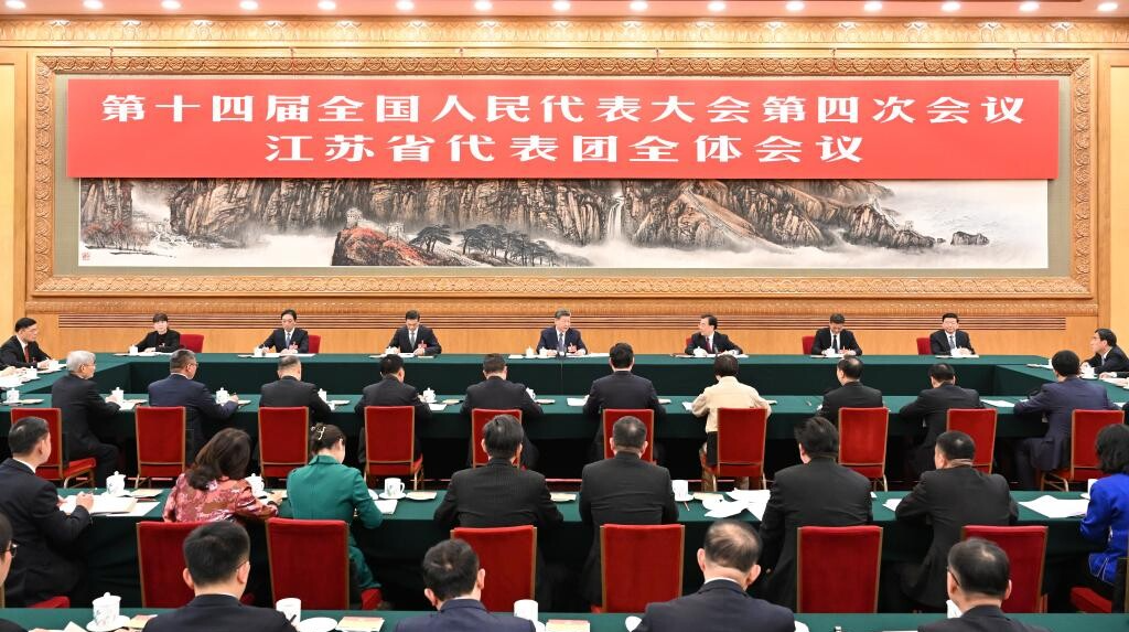 习近平参加江苏代表团审议