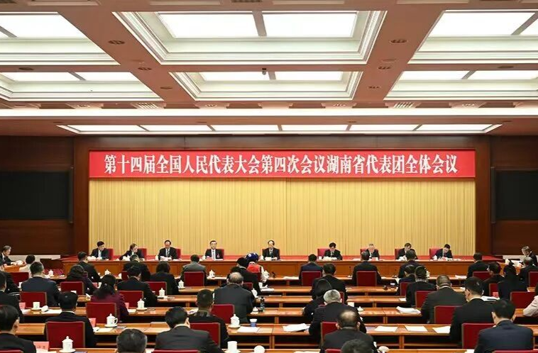 湖南代表团举行第二次全体会议