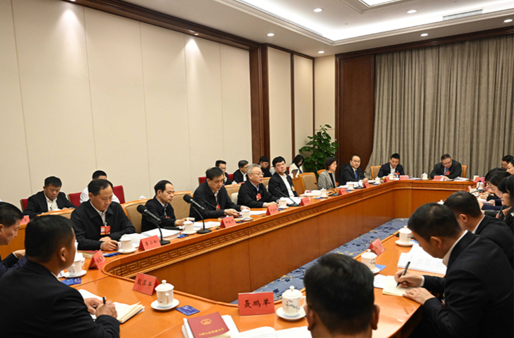 湖南代表团举行分组会议 审议三部法律草案