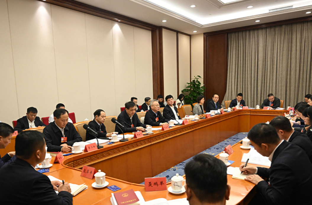 湖南代表团举行分组会议 审议三部法律草案