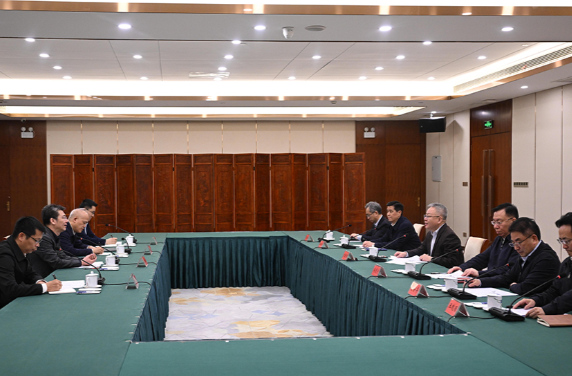 沈晓明与中国科协党组书记贺军科一行会谈