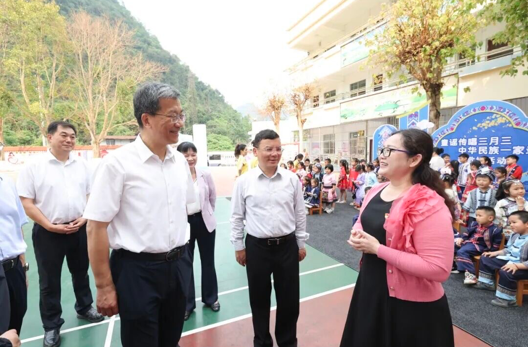 怀进鹏调研广西基础教育工作