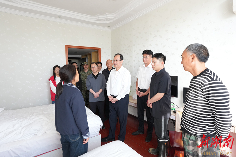 毛伟明赶赴石门指导防汛救灾工作