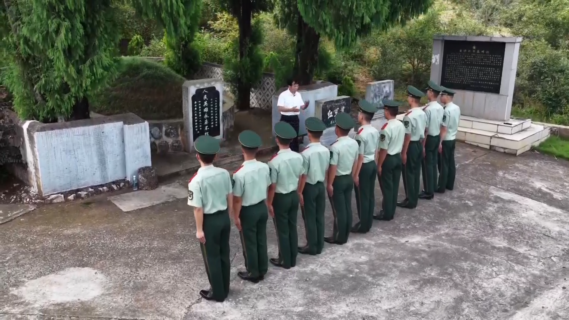 热土薪火 我们的新长征（三） 武警郴州支队：“实景”课堂赓续长征精神