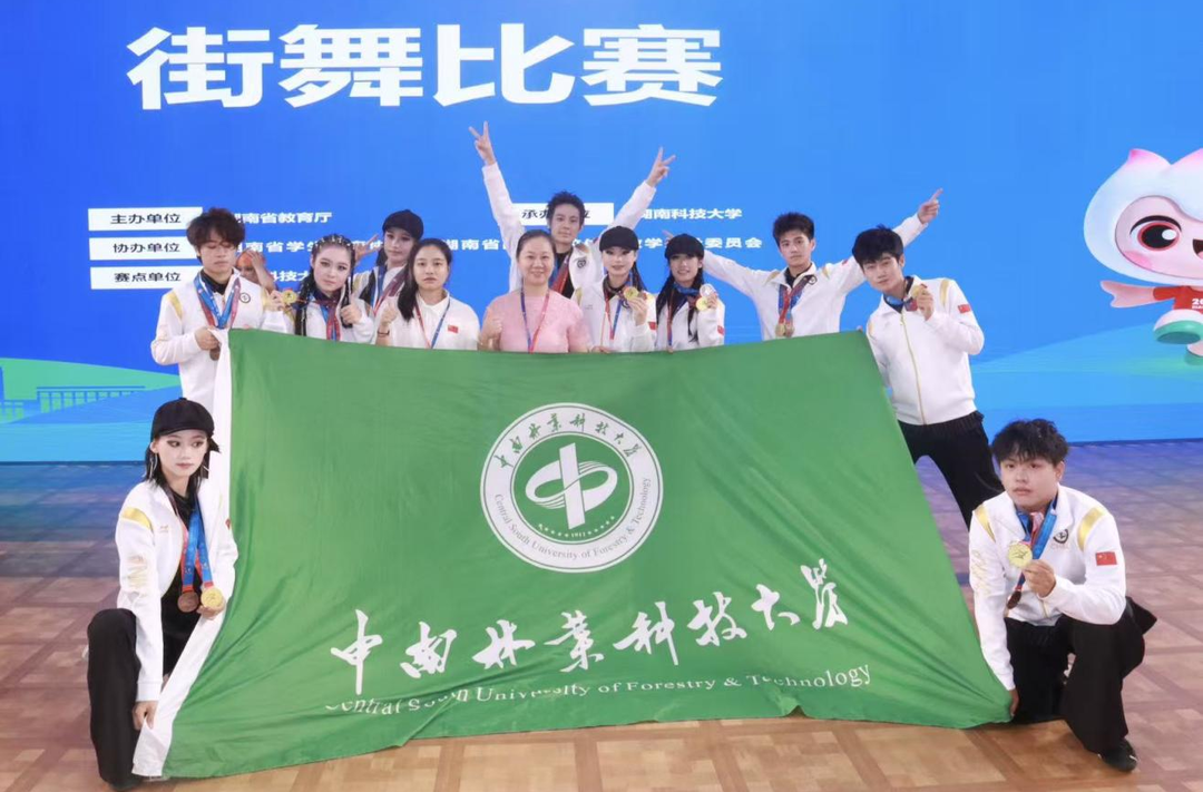 街舞首登省大运会 中南林业科技大学校街舞队斩获Locking（锁舞）大学组冠军