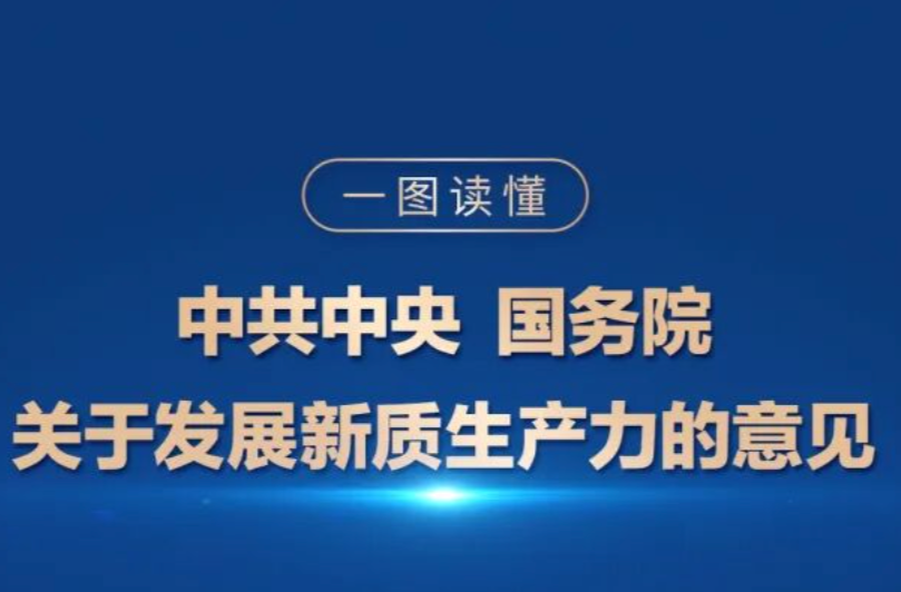 一图读懂《中共中央 国务院关于发展新质生产力的意见》