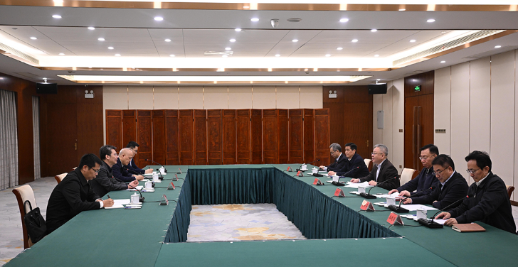 沈晓明与中国科协党组书记贺军科一行会谈